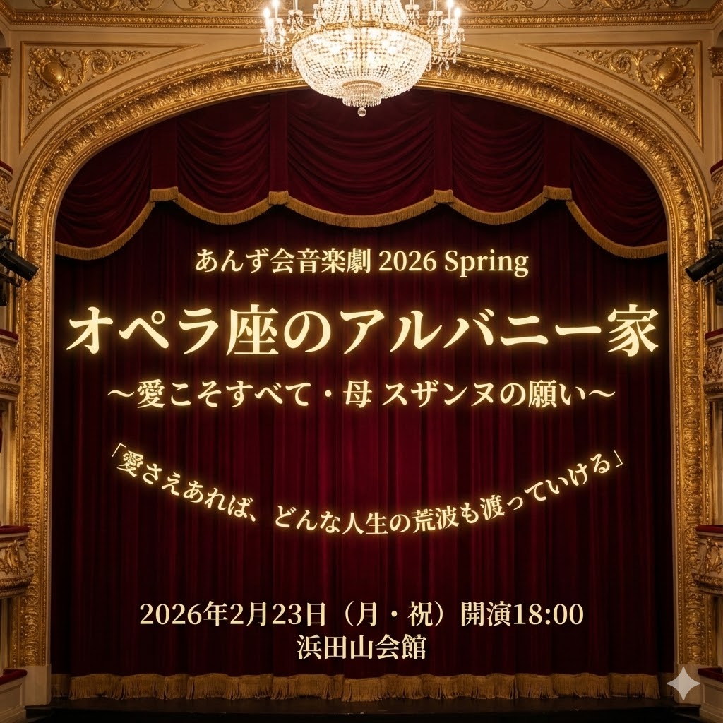 あんず会音楽劇「オペラ座のアルバニー家」